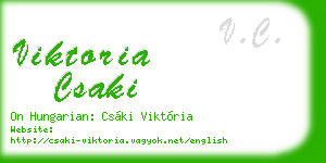 viktoria csaki business card